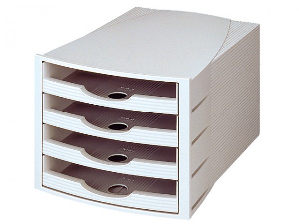 Schubladenbox mit 4 offenen Schüben