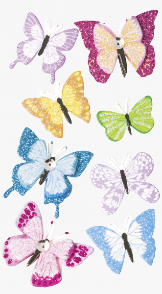 Stick-On's Schmetterlinge