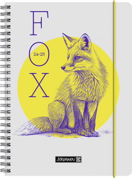 Baier & Schneider Schülerkalender 24/25 Hardcover "Fox"