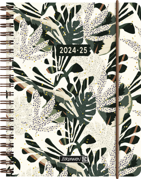 Baier & Schneider Schülerkalender 2024/25  A6 2Seiten=1Woche PP Little Plants