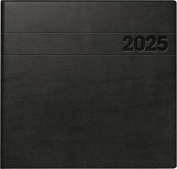 Baier & Schneider Quadratkalender 766 21x21cm 2Seiten=1Woche Schaumfolie, 2025