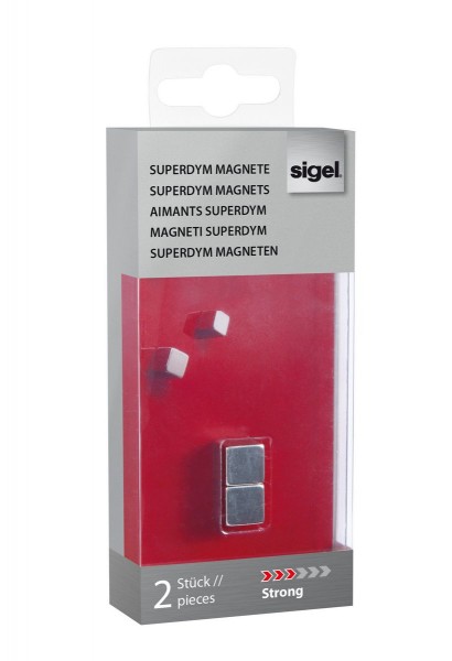 SuperDym-Magnete C5, stark 10x10x10mm, 2St