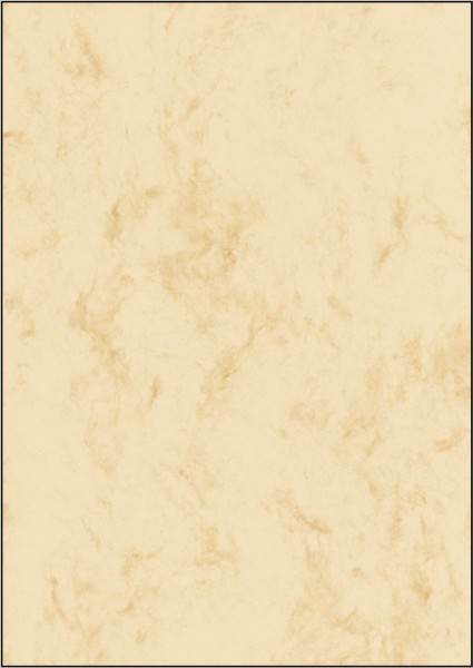 Marmor-Edelkarton DIN A4 beige 50Blatt