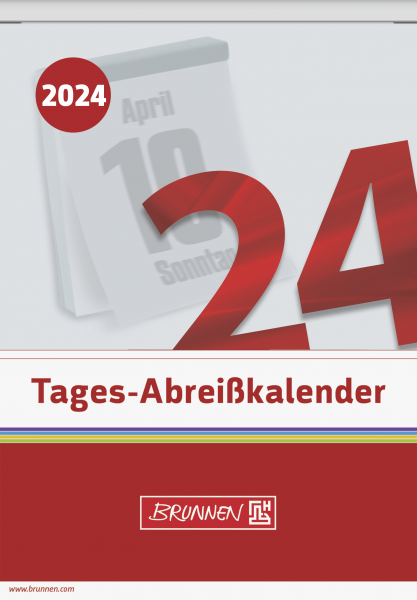 Baier & Schneider Tageskalender 2024 Nr.13 98x142mm