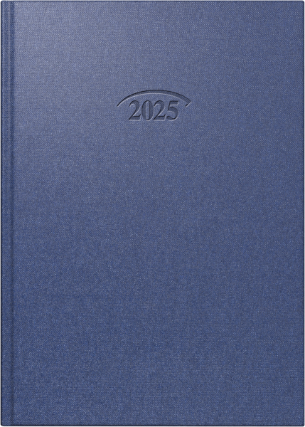 Baier & Schneider Buchkalender 765 A5 Metallico cosmosblau