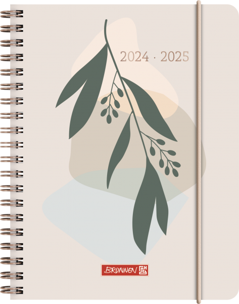 Baier & Schneider Schülerkalender 2024/25  A6 2Seiten=1Woche, Hardcover-Einband,  Mediterranean