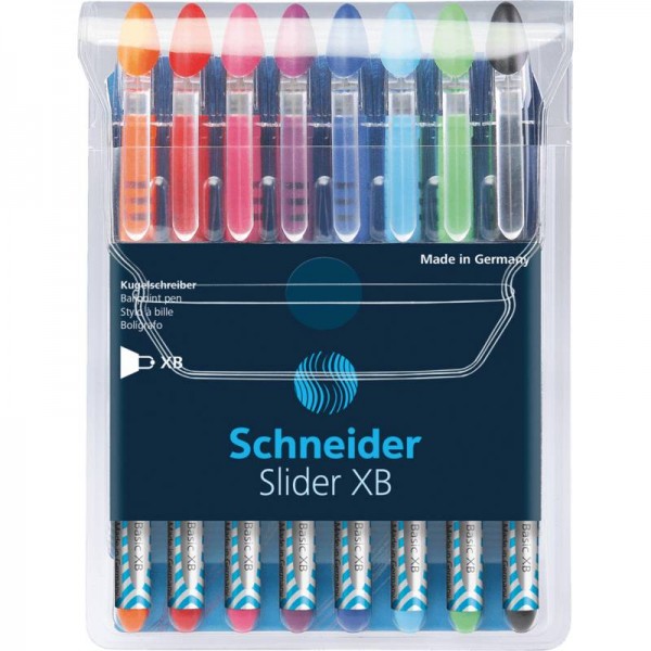 Schneider Schreibgeräte Kugelschreiber Slider BASIC XB 8er-Etui
