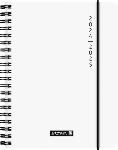 Baier & Schneider Schülerkalender 2024/25  A6 2Seiten=1Woche PP  Plain White
